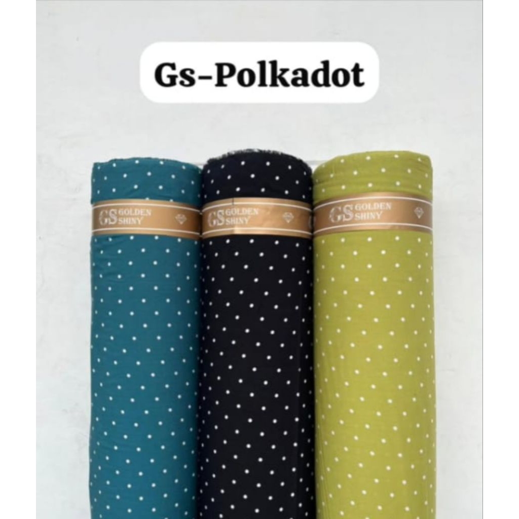 Rayon motif polkadot / Rayon premium motif polkadot
