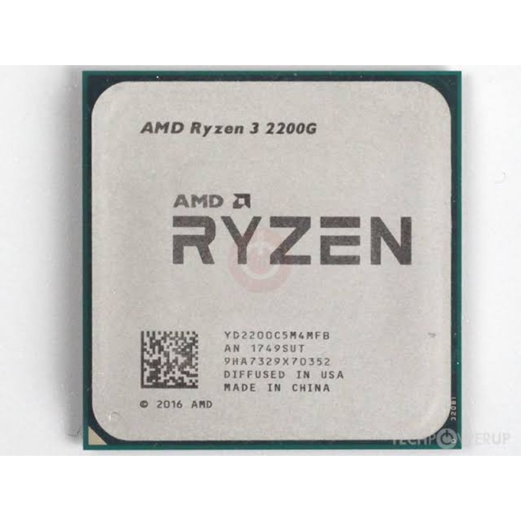 PROCESSOR AMD RYZEN 3 2200G AM4 TRAY