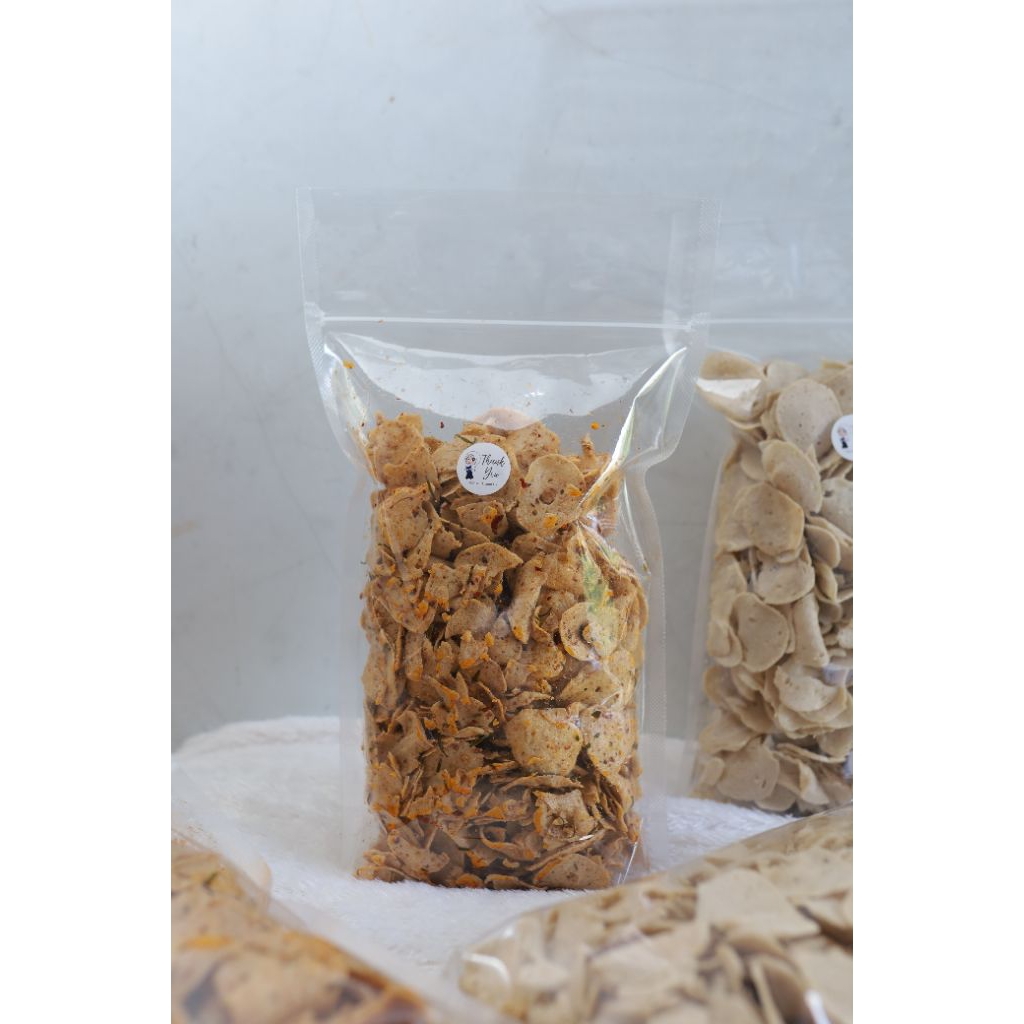 

Basreng pedas daun jeruk 500gr