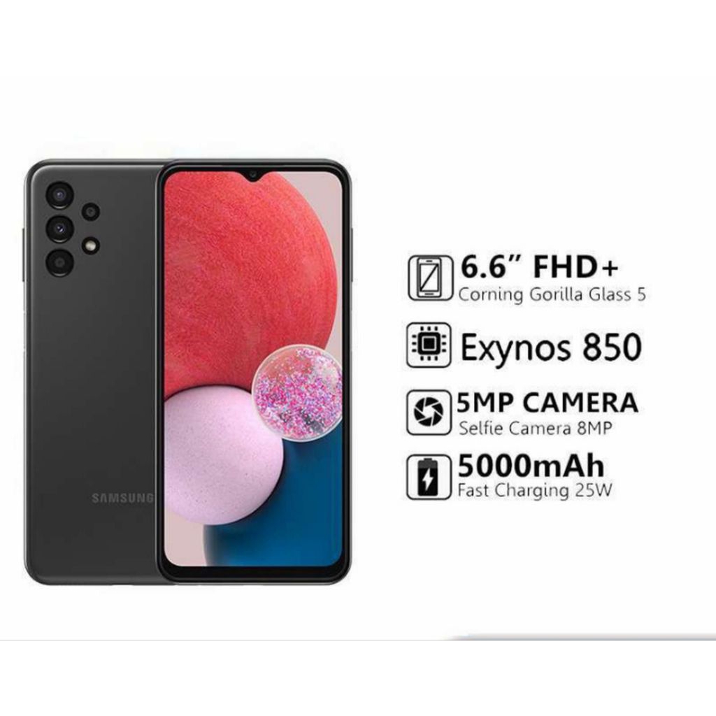 HP SAMSUNG GALAXY A13 4/128 GB - SAMSUNG A 13 RAM 4GB ROM 128GB GARANSI RESMI
