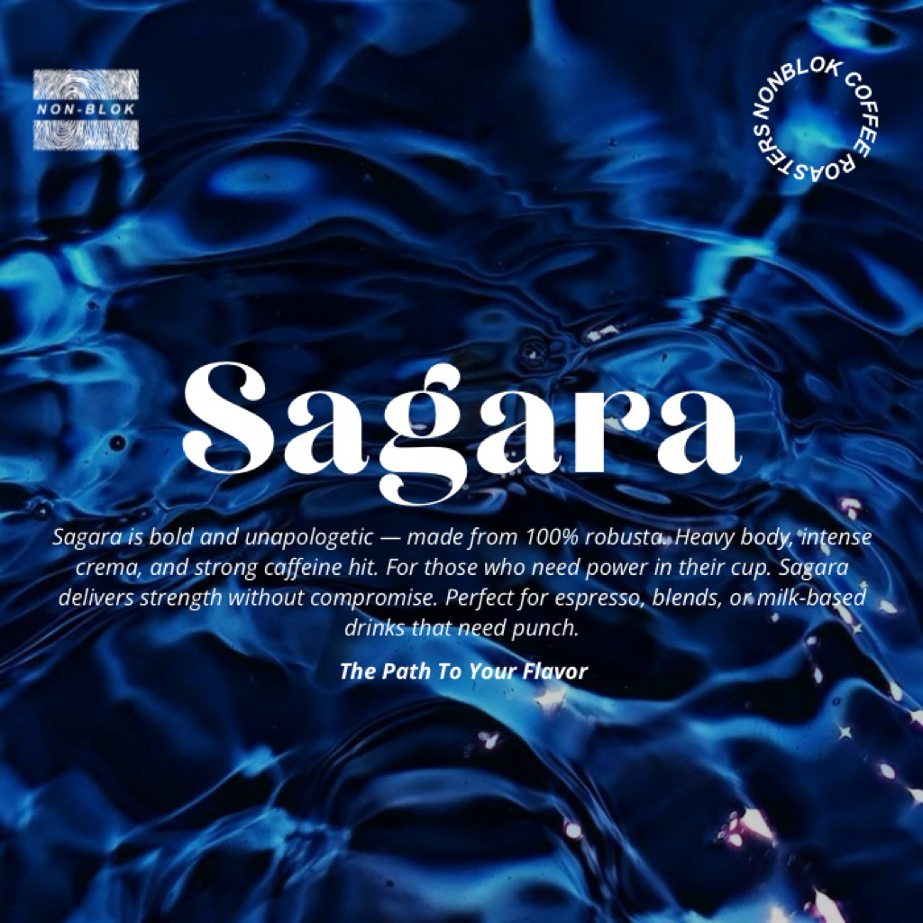 Nonblok Coffee Roasters – Sagara | 100% Robusta Es Kopi Susu 1 Kg