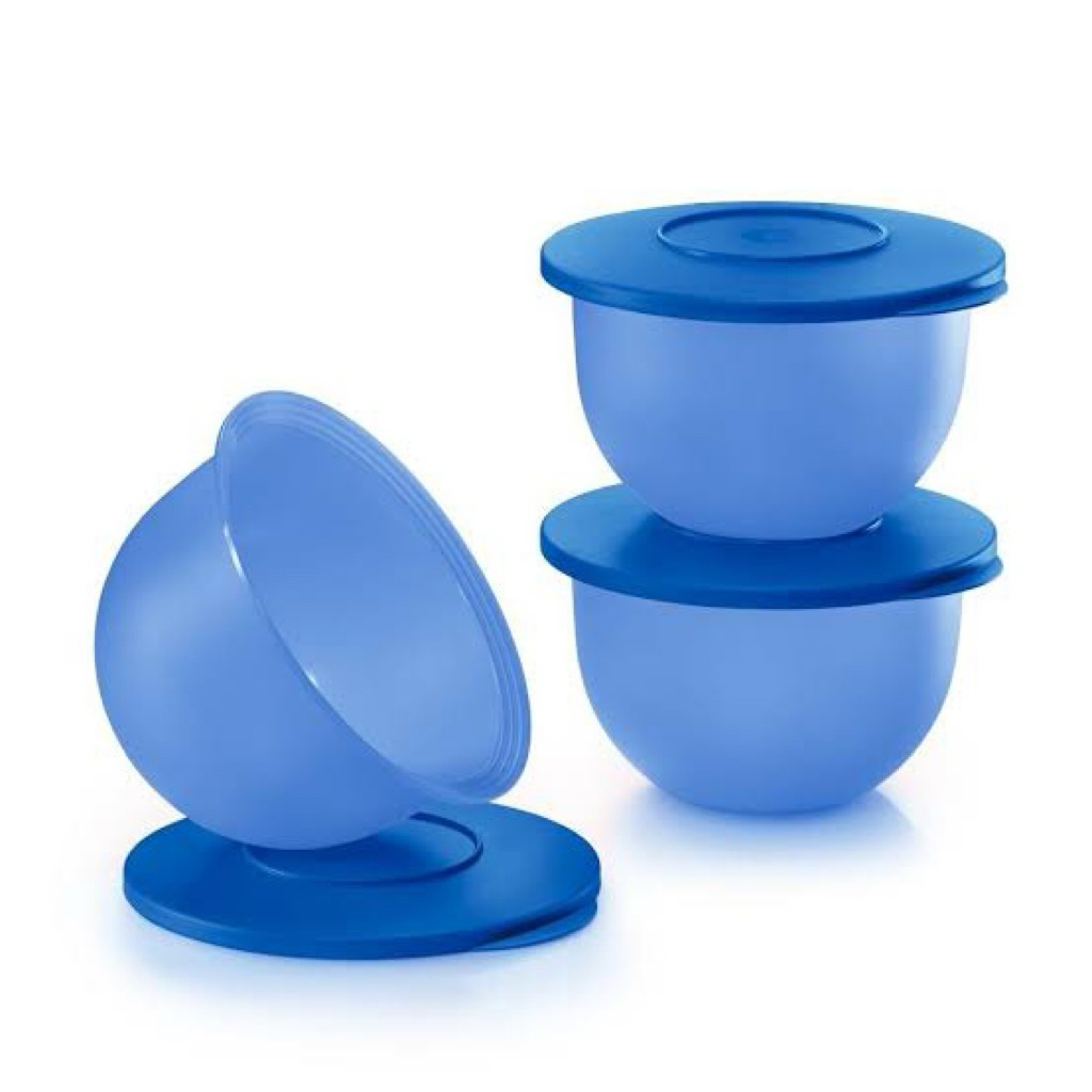 expression bowl tupperware 1,3L biru