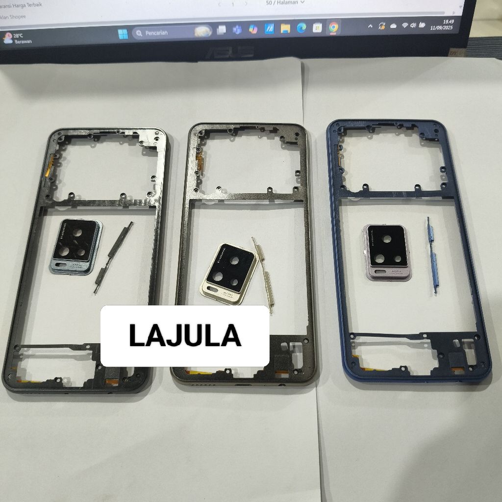 Bezel Bezzel tulang samping Vivo v20 4g