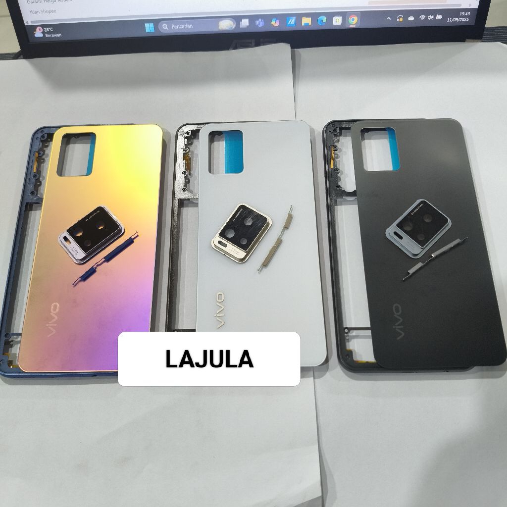 kesing housing casing Vivo v20 4g Bezel + backdoor