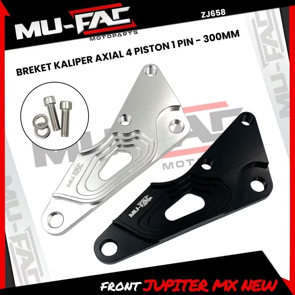 Breket Kaliper Axial 4Piston Big Pot Uk 300mm Motor Jupiter MX NEW Old Jupiter Z1 Vega ZR Full CNC M
