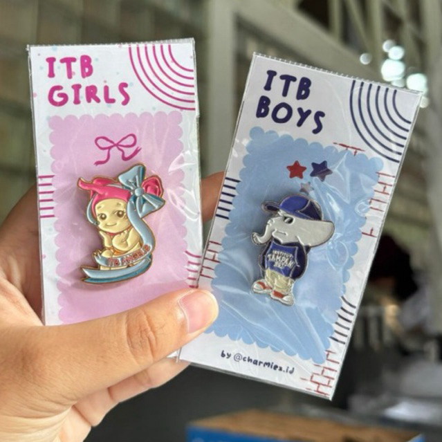 Enamel Pin ITB Girls ITB Boys | Enamel Sonny Angel | [READY STOCK]