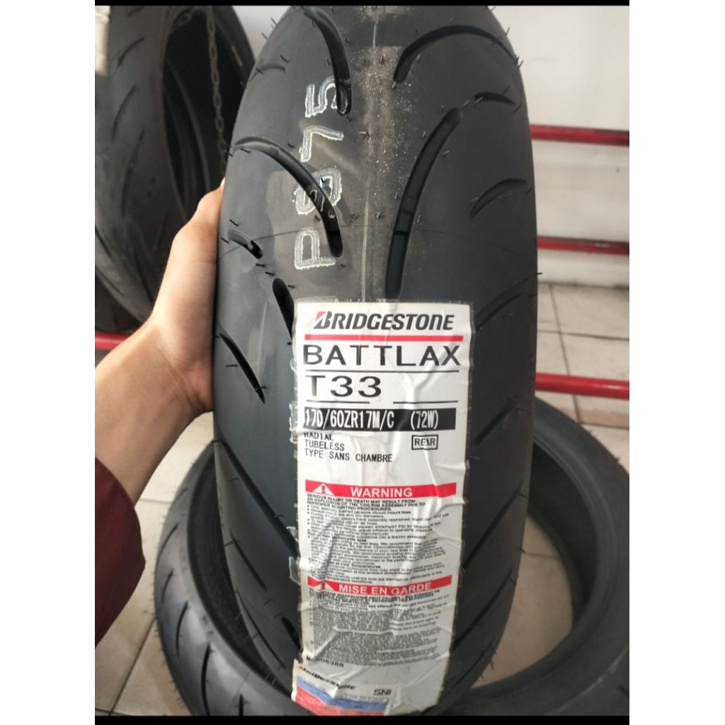 ban luar bridgestone battlax t32 ukuran 170/60-17 ban belakang tubeless