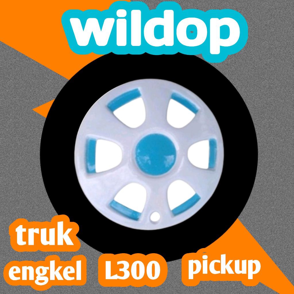 tutup velg wildop dop ukuran ring 13,14,15,16 variasi velg mobil 1 set