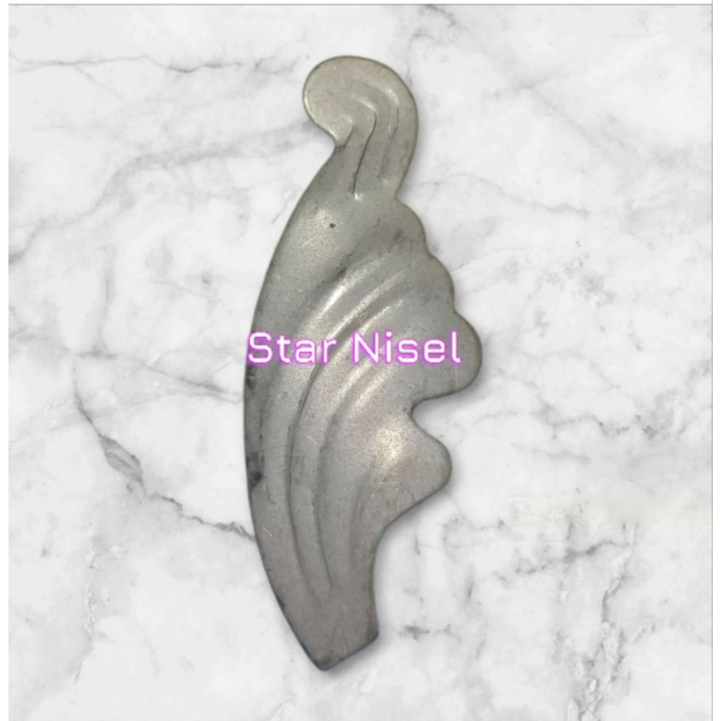 Daun KUDA LAUT Besi Plat Aksesoris dan Ornamen Pagar Tralis