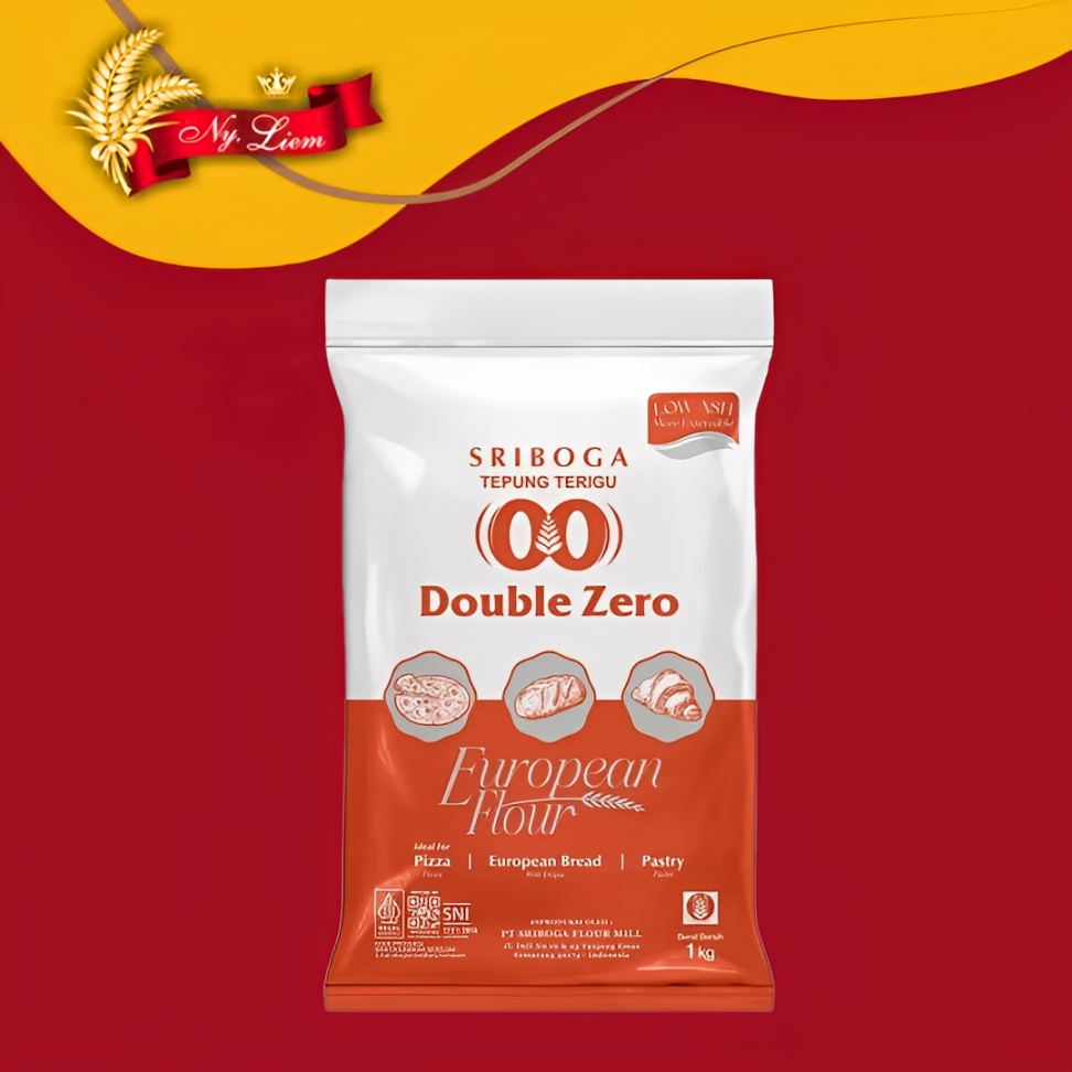 

SRIBOGA Double Zero Tepung untuk Roti, Pastry, Pizza 1kg