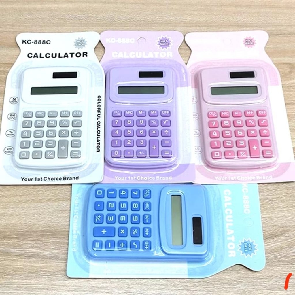

Kalkulator 8 Digit Mini Portable Desain Kartun Beruang Dengan Tombol