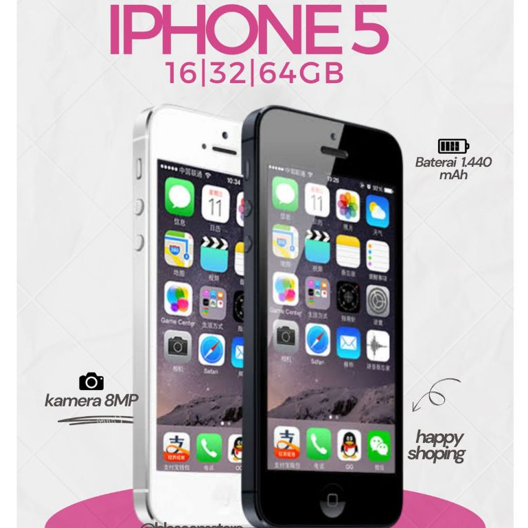 hp iphone 5 second original ip 5 , wifi onlly harga murah meriah kualitas aman..