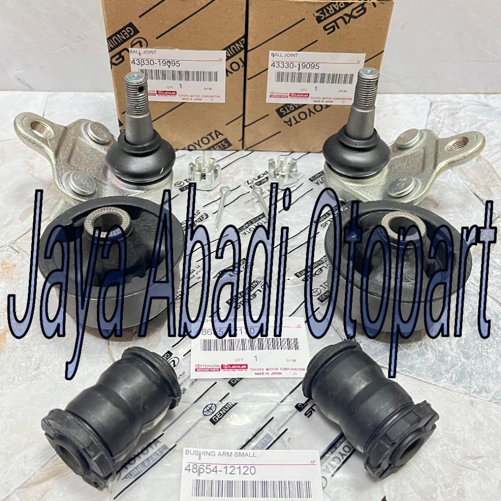 Paketan Hemat Bushing Arm Set Besar Kecil Set Ball Joint Arm Depan Toyota Corolla Altis Old Lama 200