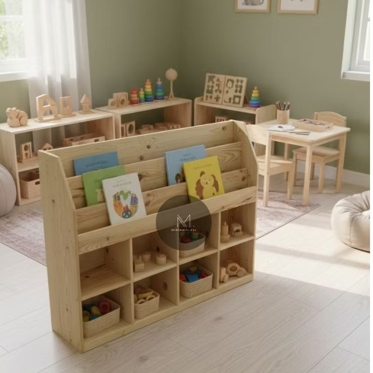 Rak Minimalis / Rak Buku Minimalis / Rak mainan anak minimalis / Rak