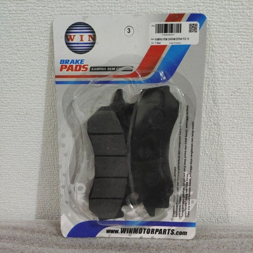 Discpad Kampas Rem Cakram Depan Honda PCX 2019 ( KAMPAS REM CAKRAM DEPAN PCX 19 ) WIN