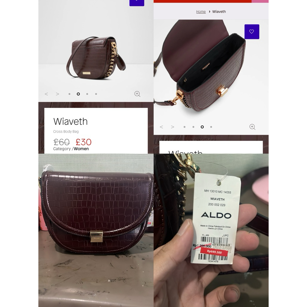 Tas Aldo wiaveth Preloved