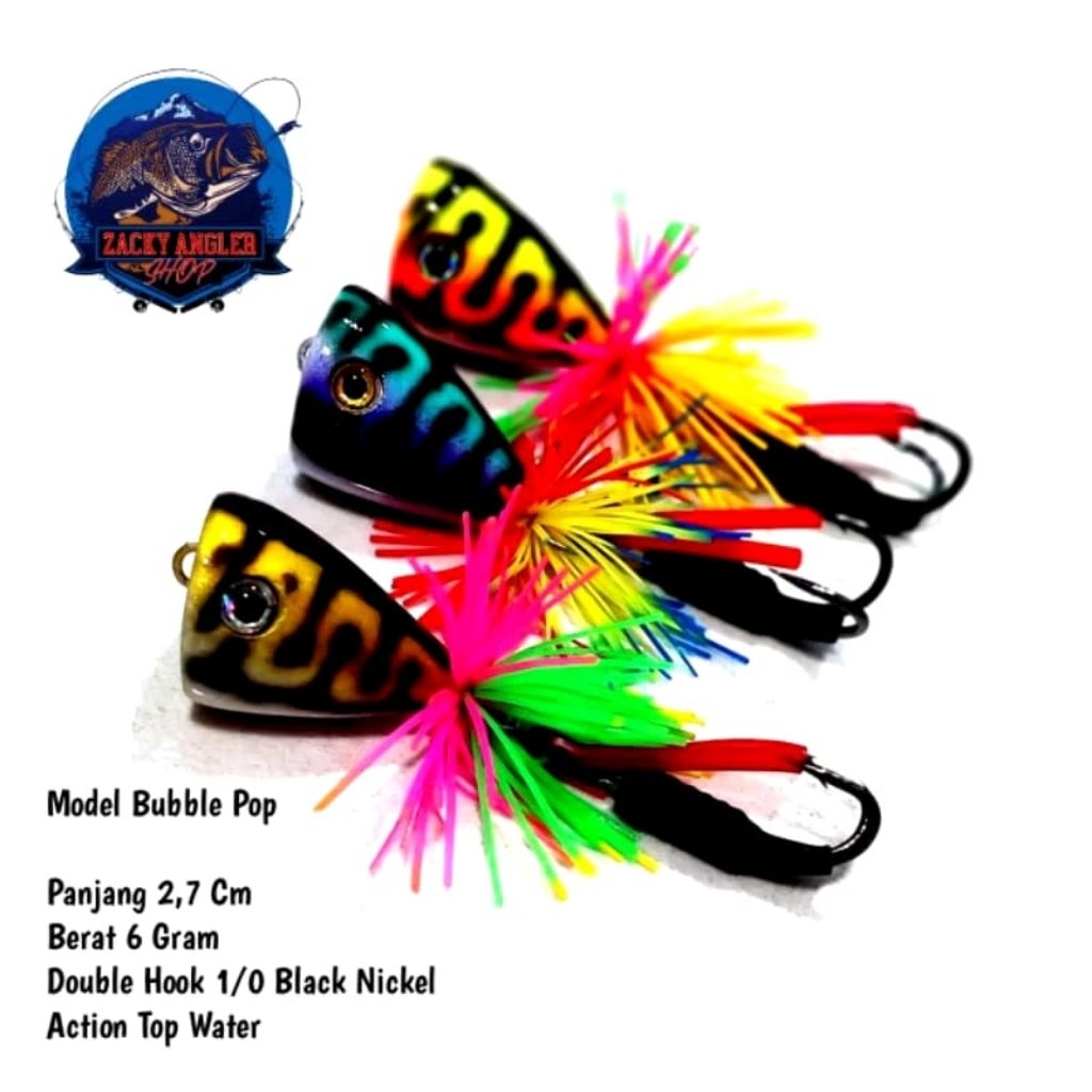 Bubble Pop RAZ Lure 2,7 Cm Umpan Casting Gabus