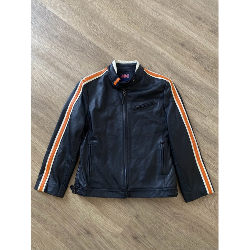 GHOST CAFERACER LEATHER JACKET| BIKER | CASUAL