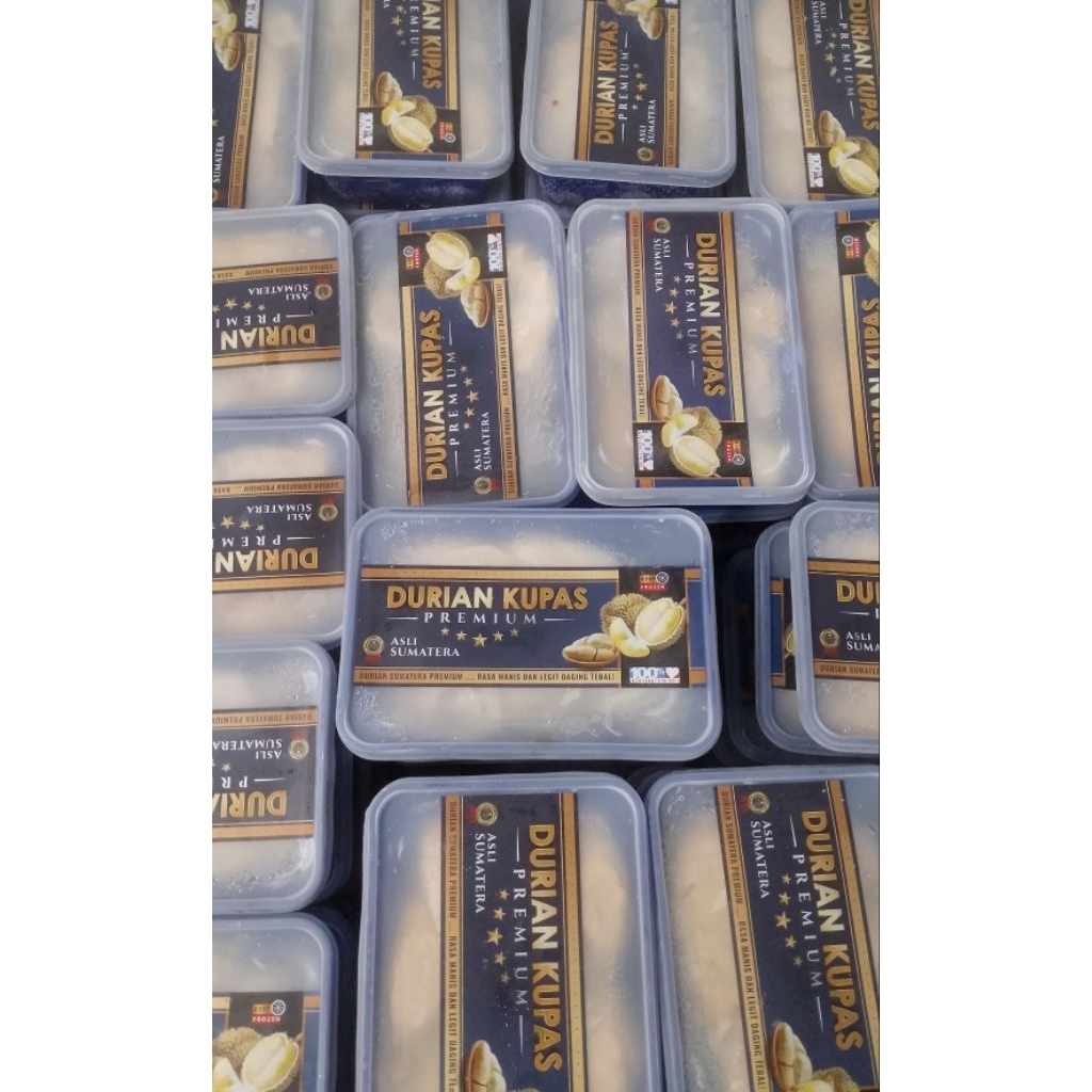 

durian kupas asli sumatra enak manis