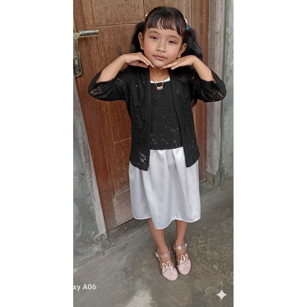 Dress Brokat anak 2th - 7th