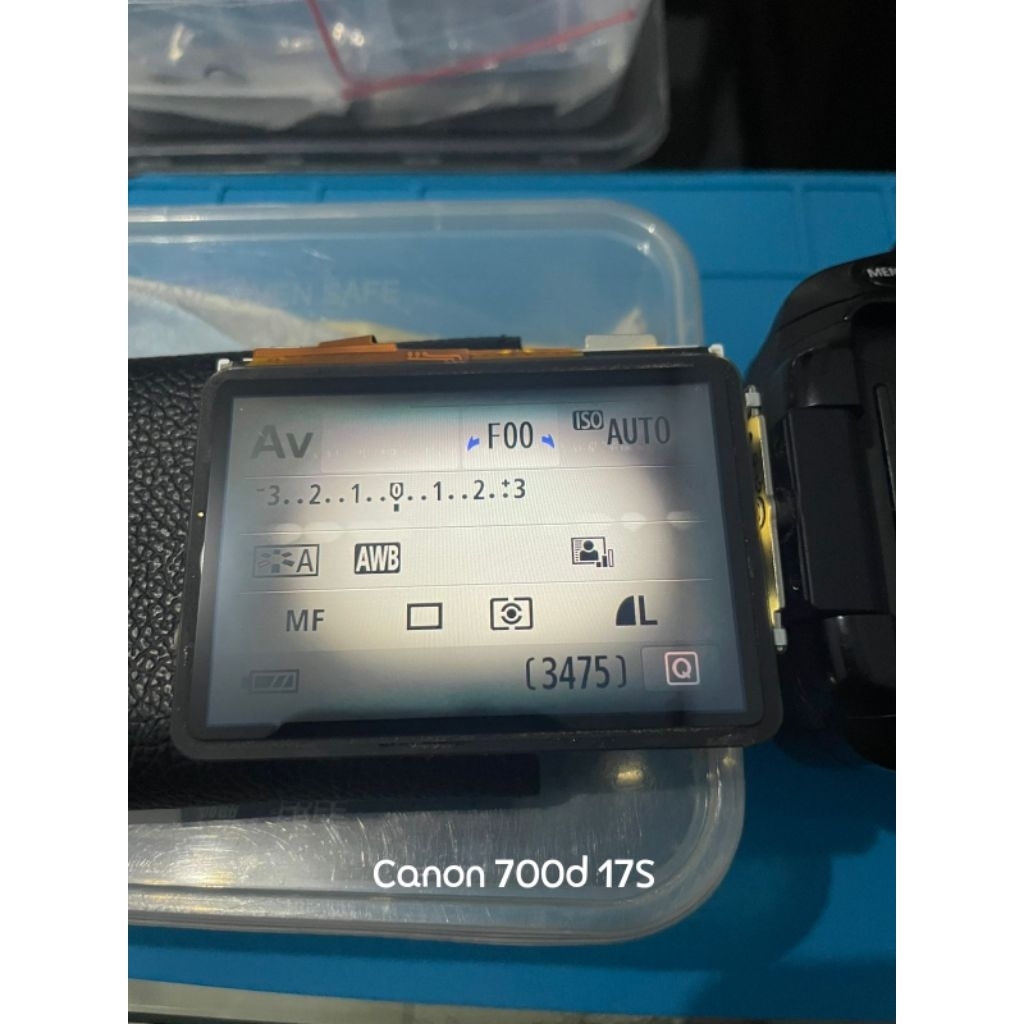 Layar LCD Canon EOS 650d 700d (bekas & minus) 3