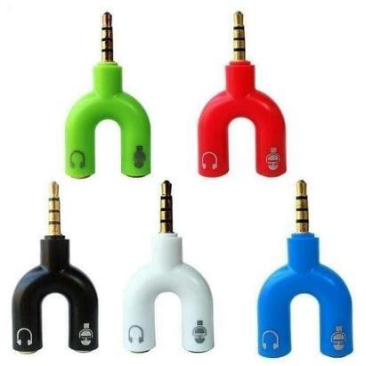Jack Splitter Audio 2 in 1 | Converter Earphone & Mic ke Laptop/HP