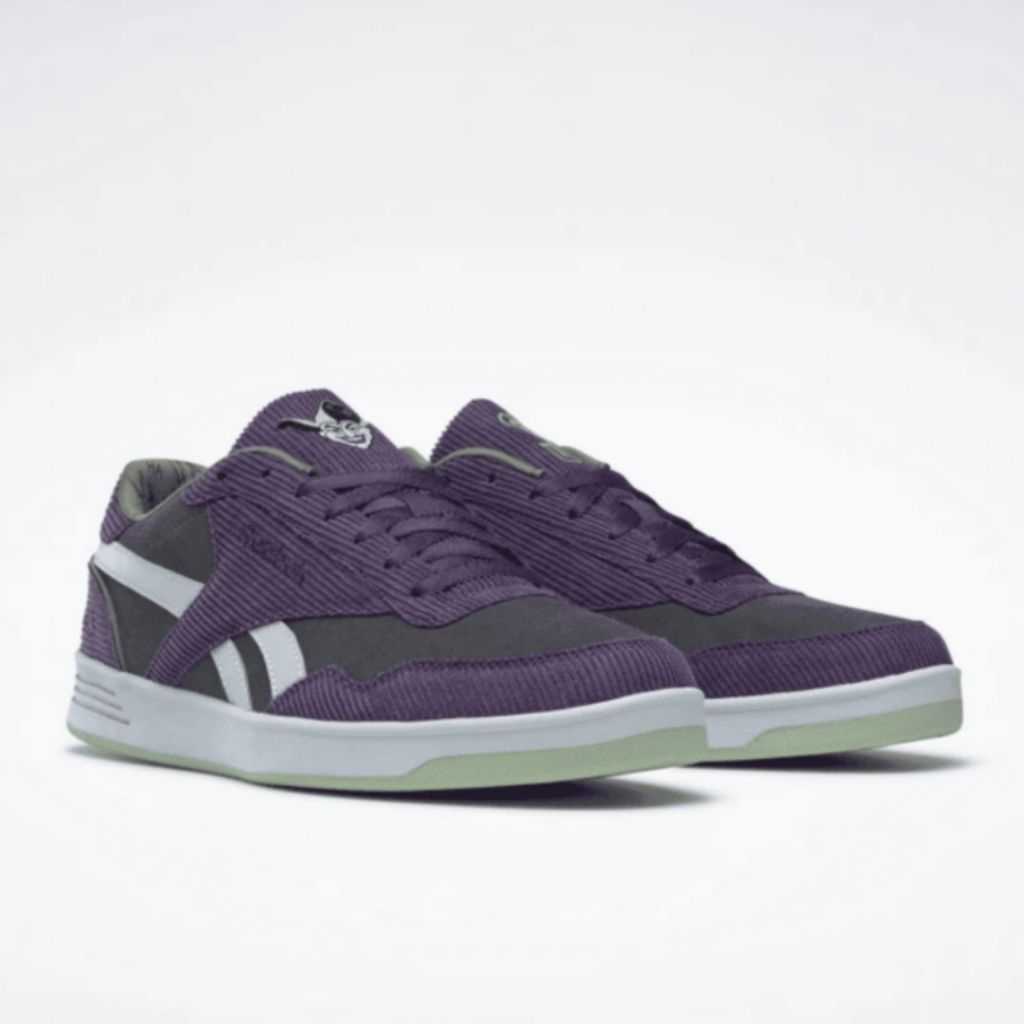 SEPATU SNEAKERS (40/25.5cm) PRIA REEBOK DC X ROYAL TECHQUE JOKER PURPLE WHITE HQ4588