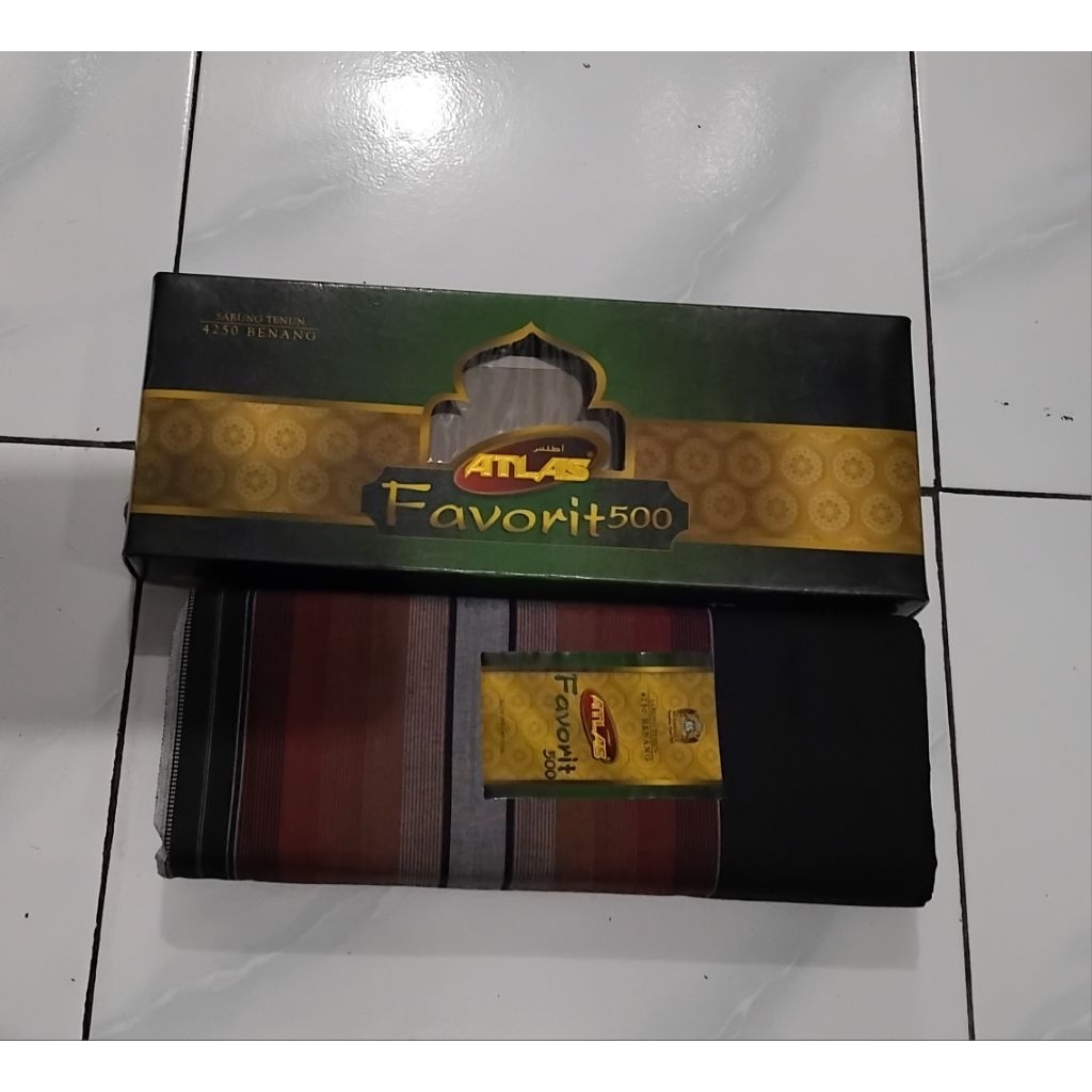 sarung atlas favorit 500 jadul,sarung motif kotak jadul