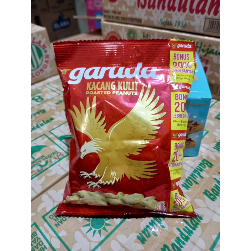 

Garuda kacang kulit 60g / Roasted peanuts/ Snack / cemilan