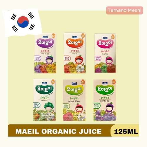 

Maeil Yummy Organic Juice Apple Pear & Grape / Red Beet & Golden Apple / Purple Carrot & Grape 125ml/pcs