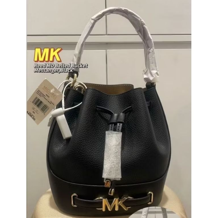 (Original Butik) MK MD Belted Bucket Messanger