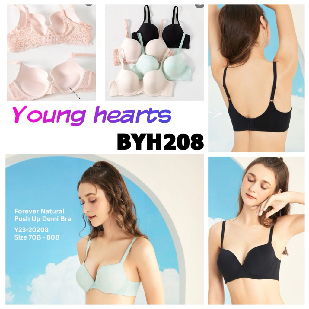 BYH208 young hearts push up bra 34B 36B