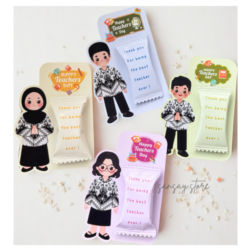 Gift Hari Guru Mini Snack Unik Lucu