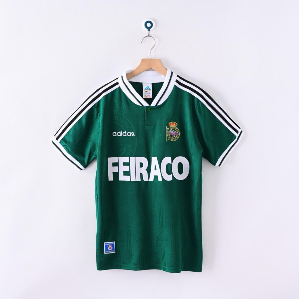 jersey retro deportivo la coruna 1999-2000 away kit jersey