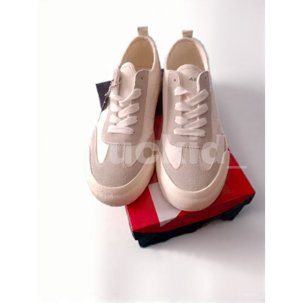 Sepatu Airwalk Carmen Sneakers Off White Original // Sepatu Pria Wanita Casual Original