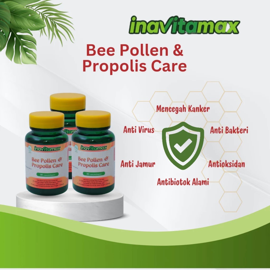 

[SIAP KIRIM]! INAVITAMAX BEE POLLEN & PROPOLIS CARE