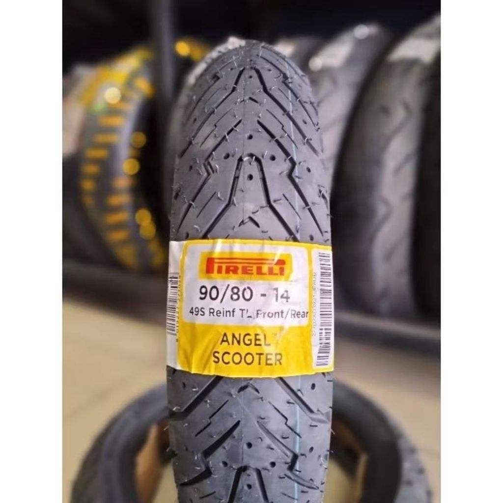 BAN LUAR PIRELLI TUBELESS ANGEL SCOOTER RING 14 90/80-14 100/80-14 110/70-14 120/70-14 ORIGINAL 100%