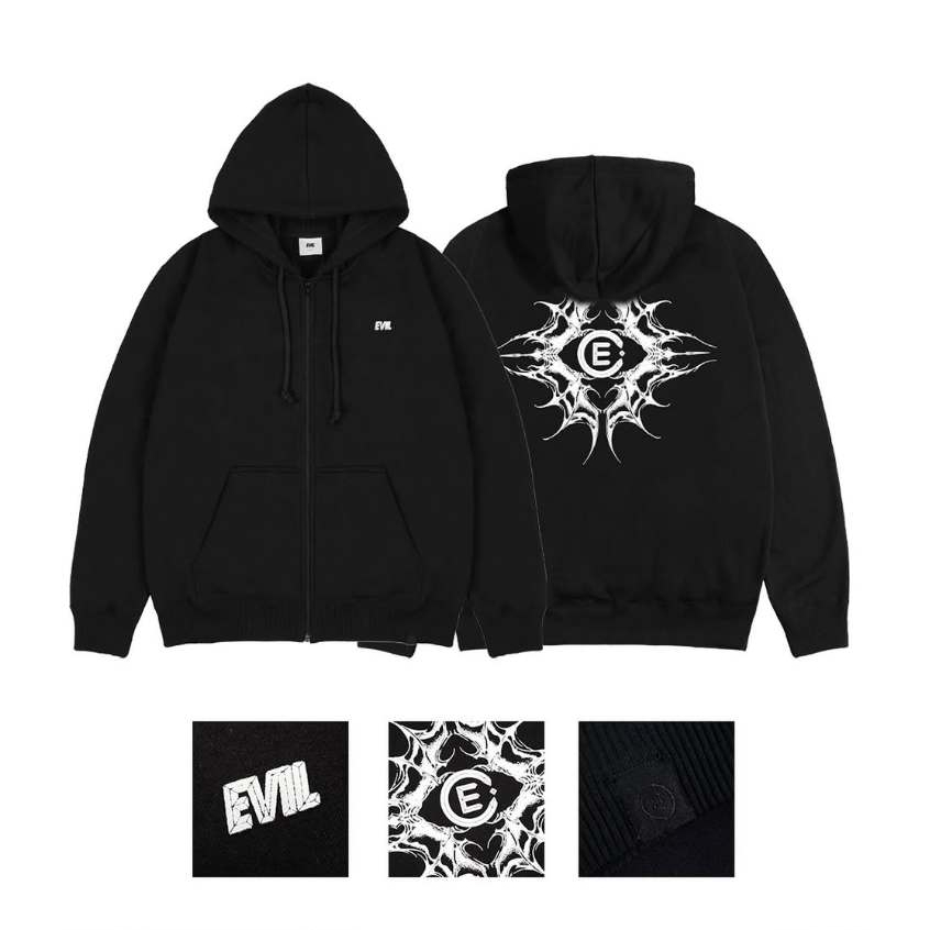 EVIL ARMY HOODIE - SWTZ GORDON H25 BLACK