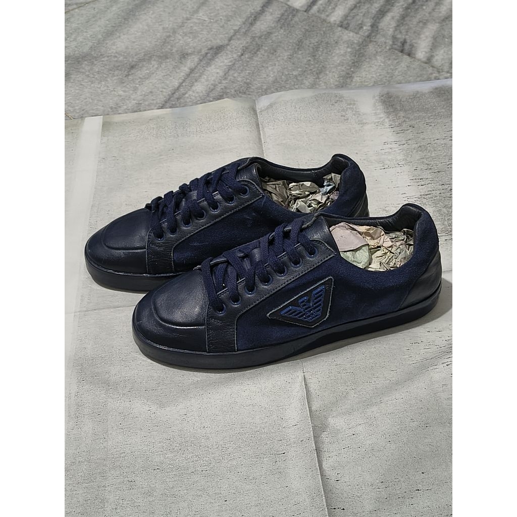 Sepatu Pria Size 41 - Emporio Armani Style, Kondisi Second Terawat