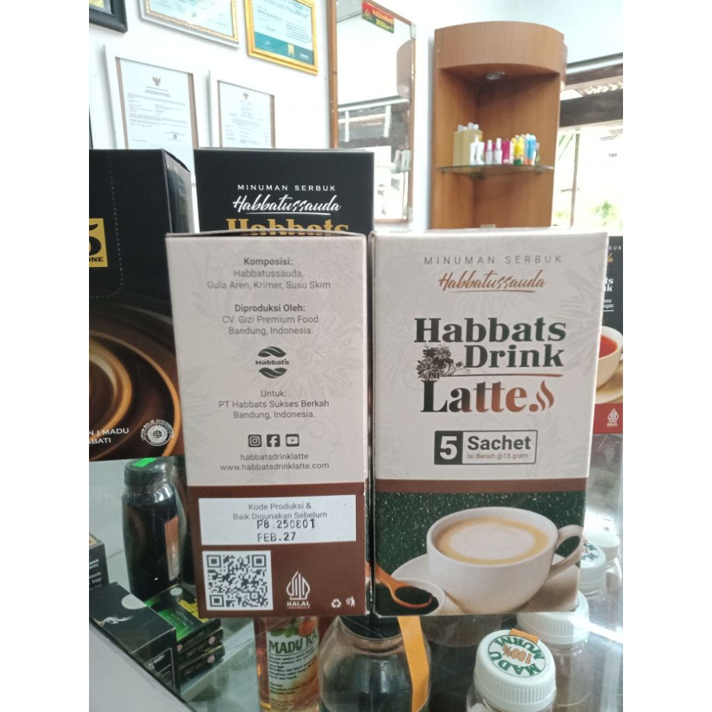 

HABBATS DRINK LATTE ISI 5 SACHET PENGGANTI KOPI