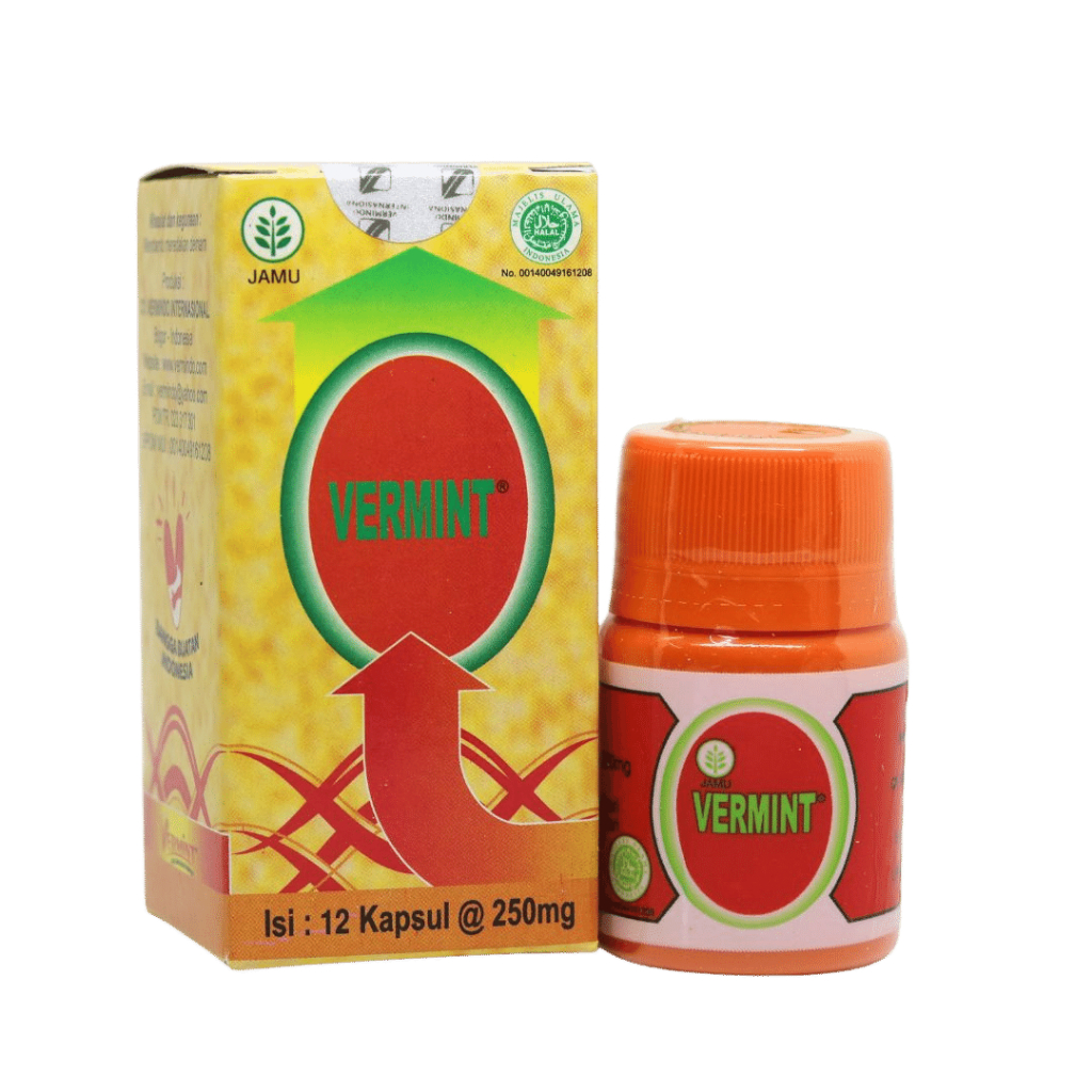VERMINT KAPSUL CACING 12 THYPUS DEMAM