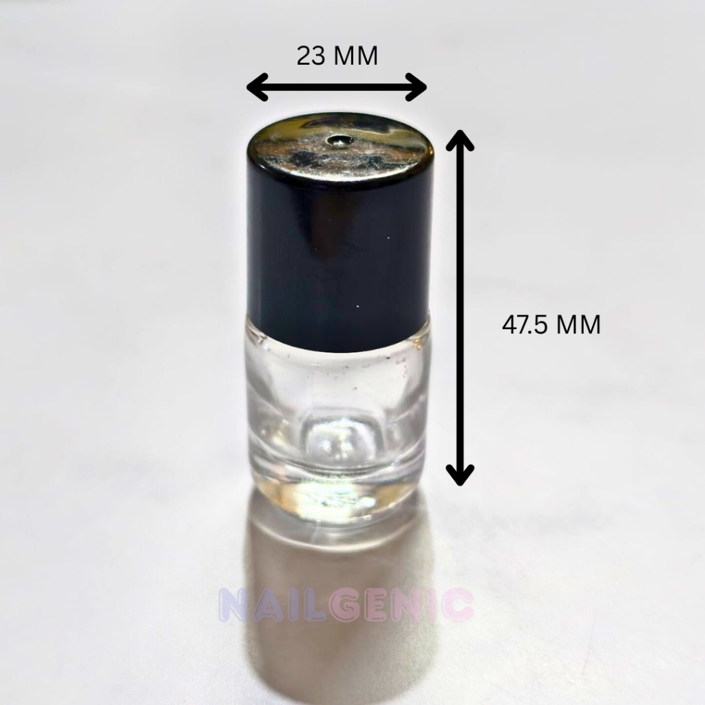 Botol Kaca 5ml - Serbaguna - Botol Kutek - Tanpa Kuas