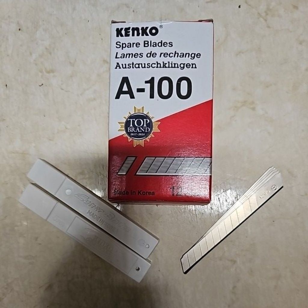 

Isi Cutter Kenko Kecil A - 100 1 Pack isi 5 Pcs Kenko Spare Blades Original 100%