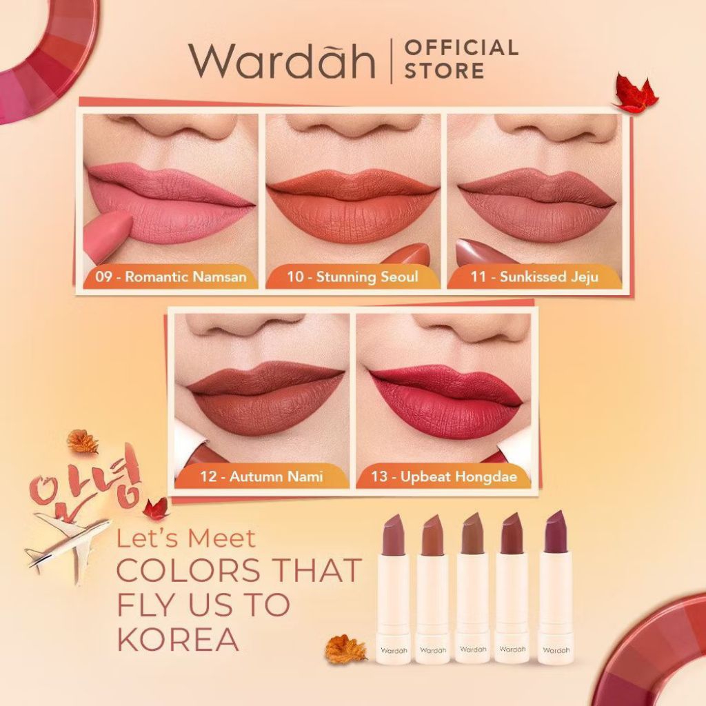 Wardah Colorfit Ultralight Matte Lipstick | Lipstick Matte Wardah | Tiamu Beauty
