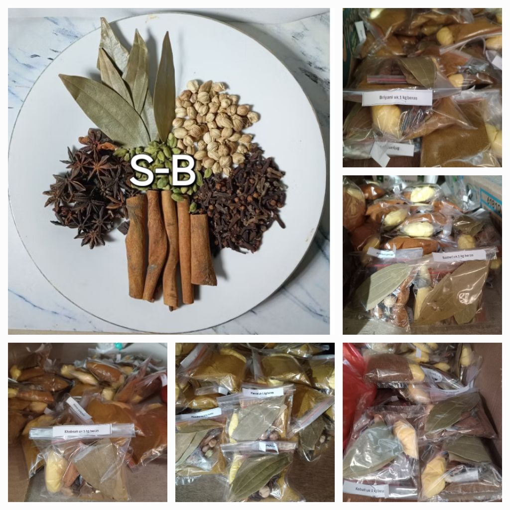 Bumbu Nasi Kebuli Instan Rempah Arabian Cukup Untuk 1 Kg Beras