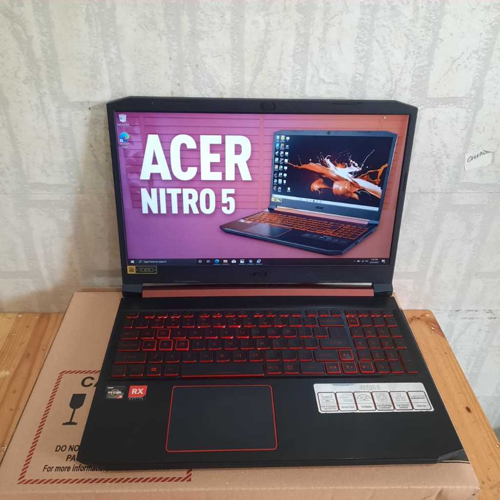 LAPTOP SECOND,Laptop Acer Nitro AN515-43, Amd Ryzen 5 - 3350H, ###DualVga: - Amd Radeon Vega 8 Graph