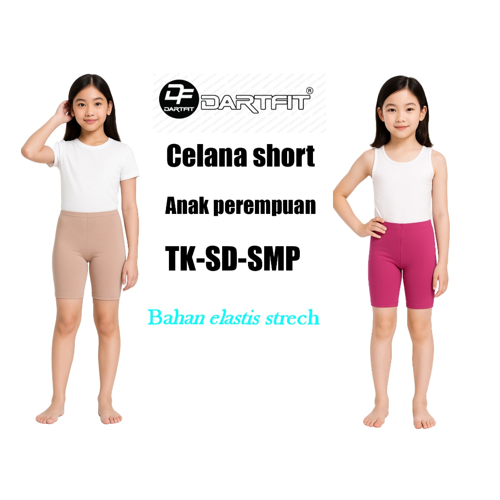 Celana short anak perempuan Legging anak pendek Daleman hotpant Ketat TK SD