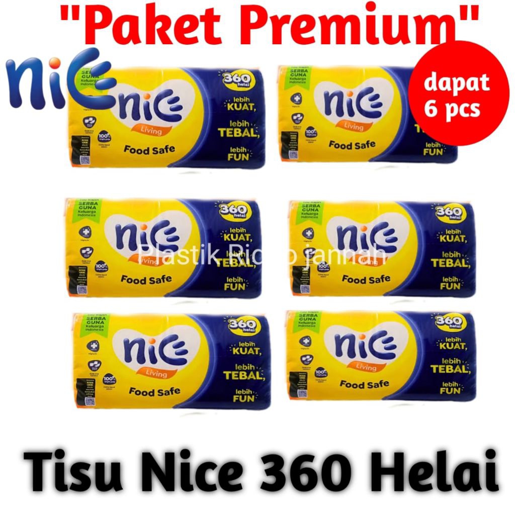 6 pak Tisu Nice