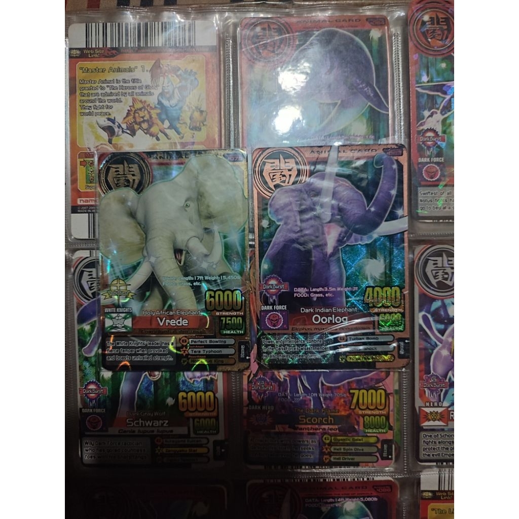 animal kaiser card original gold verde & bronze orlong