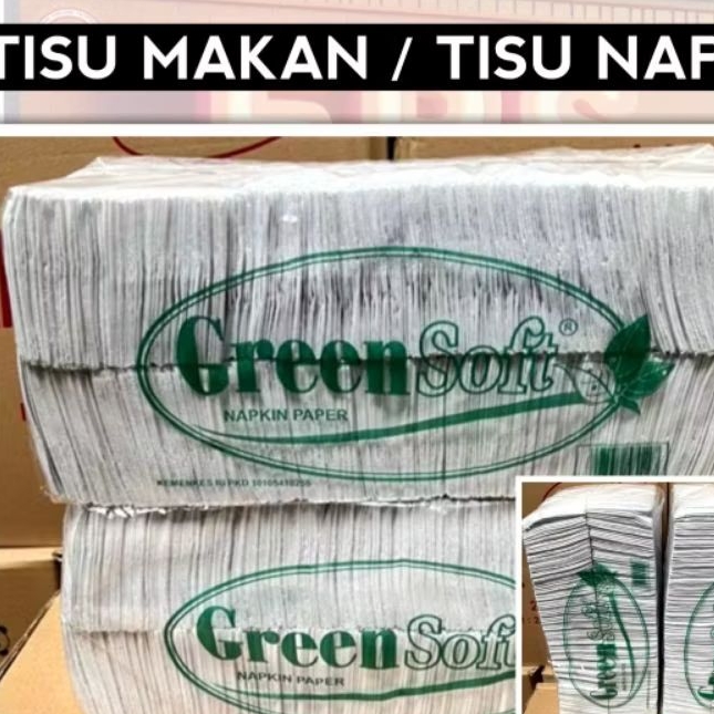 Tisu Makan Green Soft Napkin 500gr